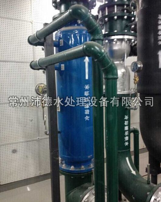 膠球自動清洗裝置收球器安裝照片