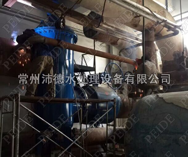 3臺多濾芯精密過濾器現(xiàn)場施工