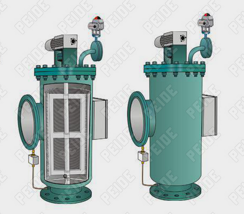 立式全自動刷式過濾器內部結構圖