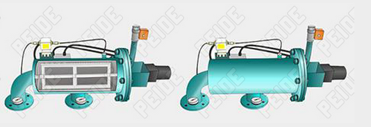 F型全自動刷式過濾器內部結構圖