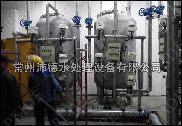 淺層砂過濾器的現場安裝照片2