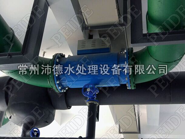 電子式水處理器現場安裝照片