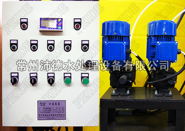 全自動加藥裝置細節拍攝圖片