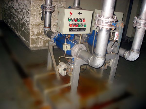 全自動P型反沖洗過濾器現場 全自動P型反沖洗過濾器現場